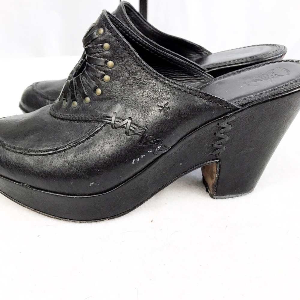 Frye Clogs mules booties size 8.5 medium - Picture 3 of 8